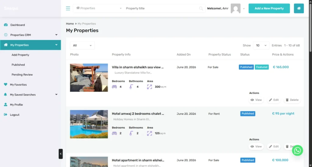 Seaqui – Multilingual Luxury Real Estate