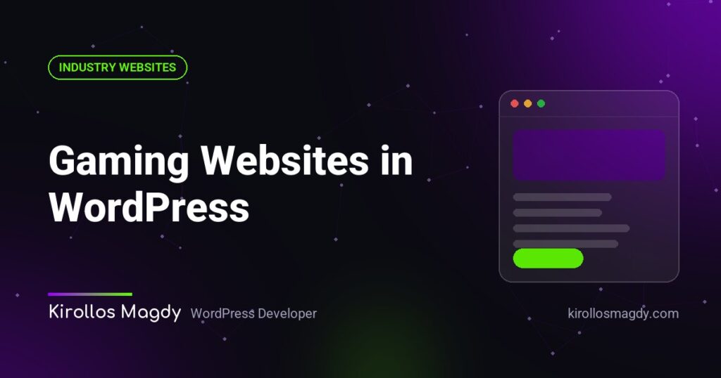 Gaming Website in WordPress: For Game Studios, Digital Game Stores, and Esports