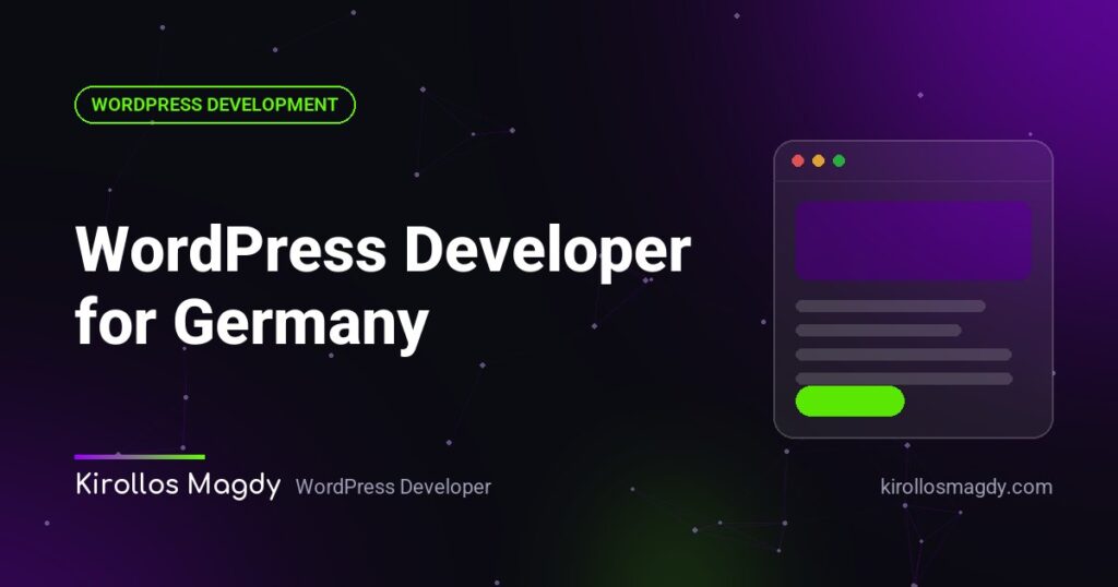 WordPress Developer for German Businesses: Websites and Stores Built for Germany
